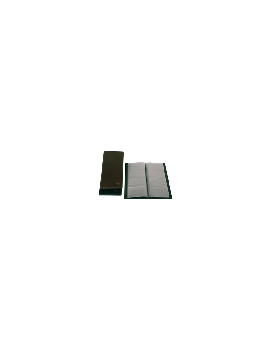 TARJETERO SOLDADO BASIC MARRON 20 FUNDAS GRAFOPLAS