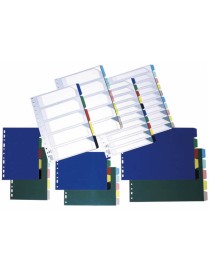 SEPARADOR 5 POSICIONES FOLIO PVC GRAFOPLAS 4027