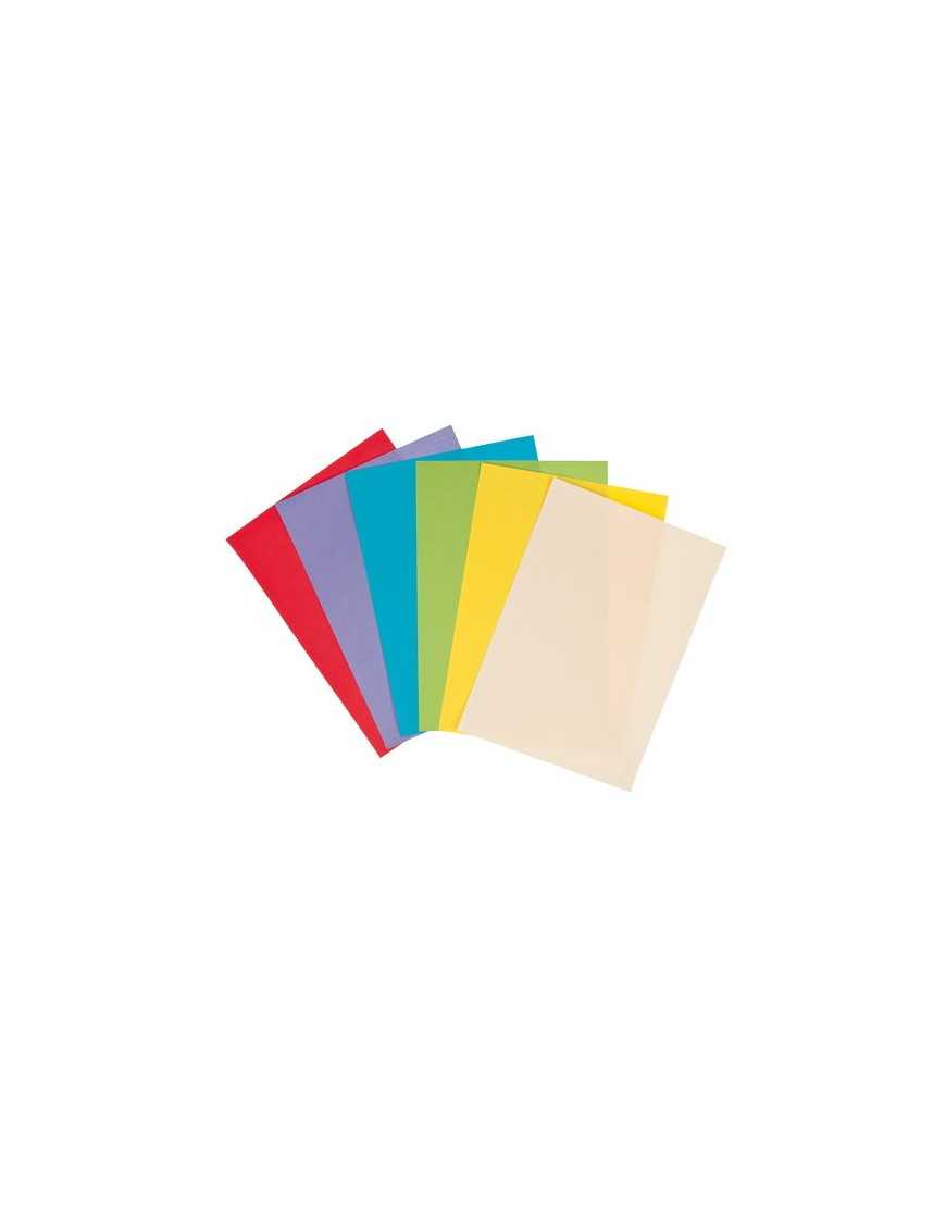 LAMINA ENCUADERNAR A4 GLASSPACK OPACA AMARILLA
