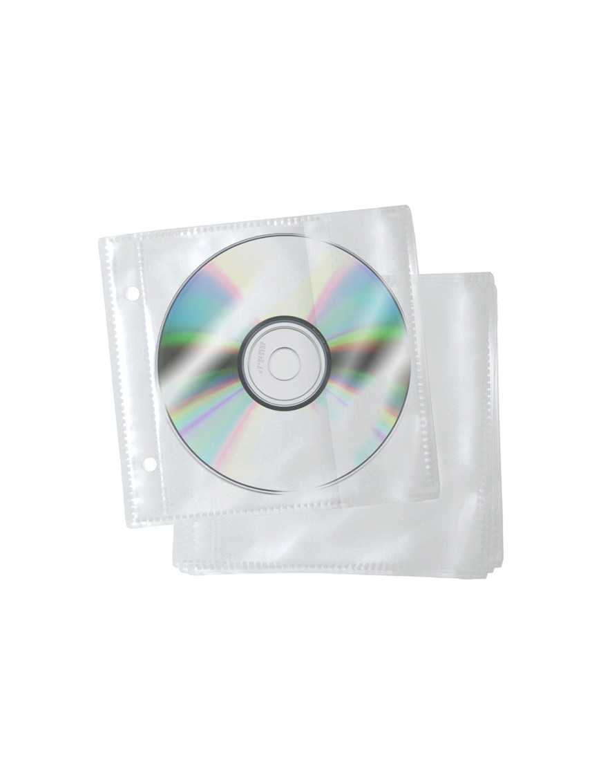 FUNDA PARA CD 8º CON TALADRO BOLSA DE 10 GRAFOPLAS