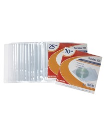 FUNDA PARA CD 8º SIN TALADRO BOLSA DE 10 GRAFOPLAS