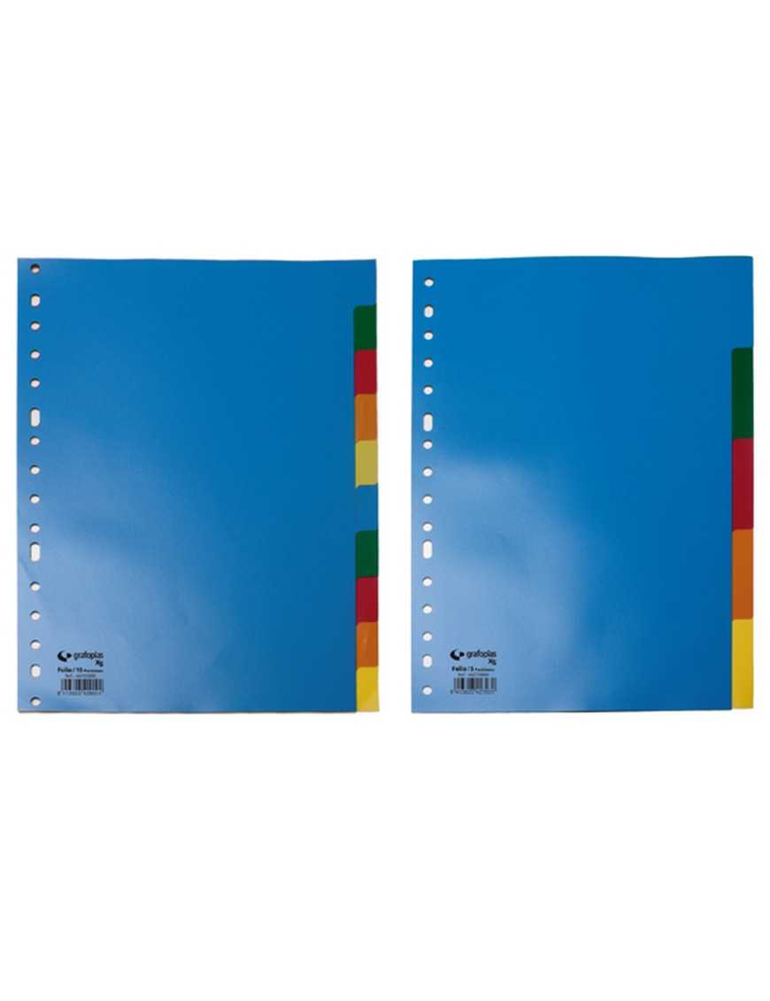 SEPARADOR FOLIO 10 POS 16 TALADROS ECO GRAFOPLAS