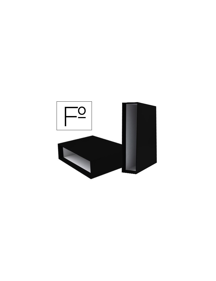 CAJA ARCHIVADOR FOLIO NEGRO GRAFOPLAS