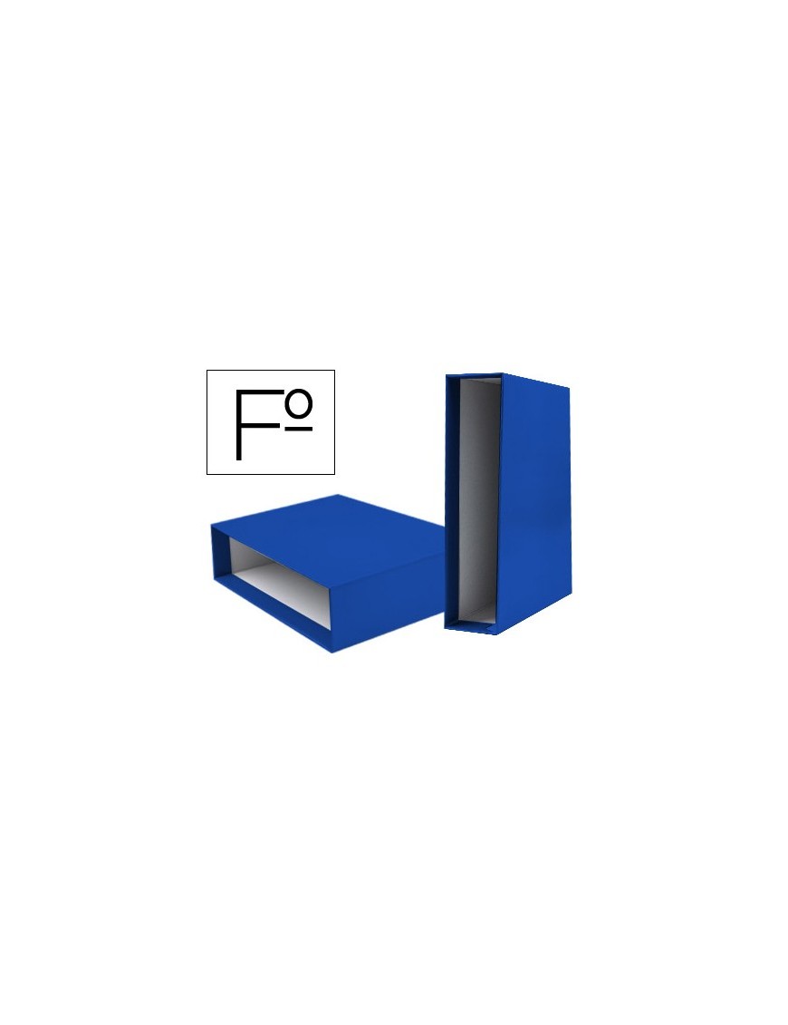 CAJA ARCHIVADOR FOLIO AZUL GRAFOPLAS