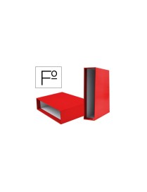 CAJA ARCHIVADOR FOLIO ROJO GRAFOPLAS