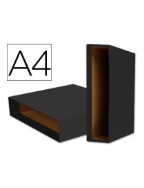 CAJA ARCHIVADOR A4 NEGRO GRAFOPLAS