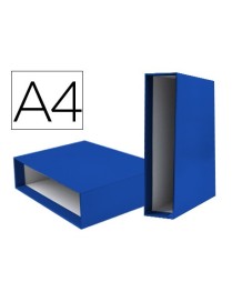 CAJA ARCHIVADOR A4 AZUL GRAFOPLAS