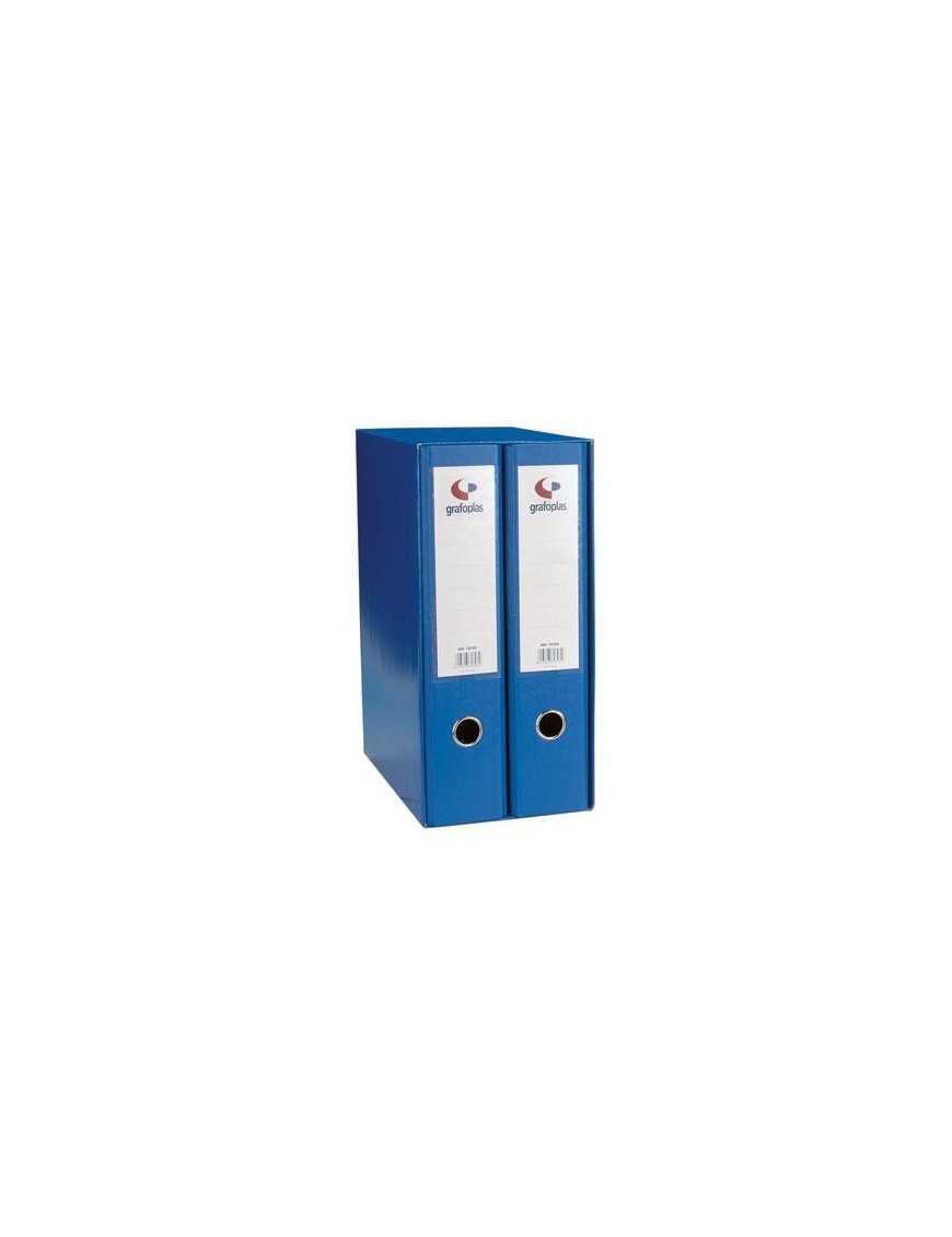 MODULO 2 ARCHIVADORES PALANCA 65 MM AZUL GRAFOPLAS