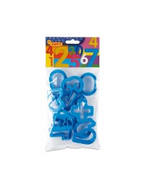 JOVI BOLSA 11 MOLDES PLASTICO NUMEROS.