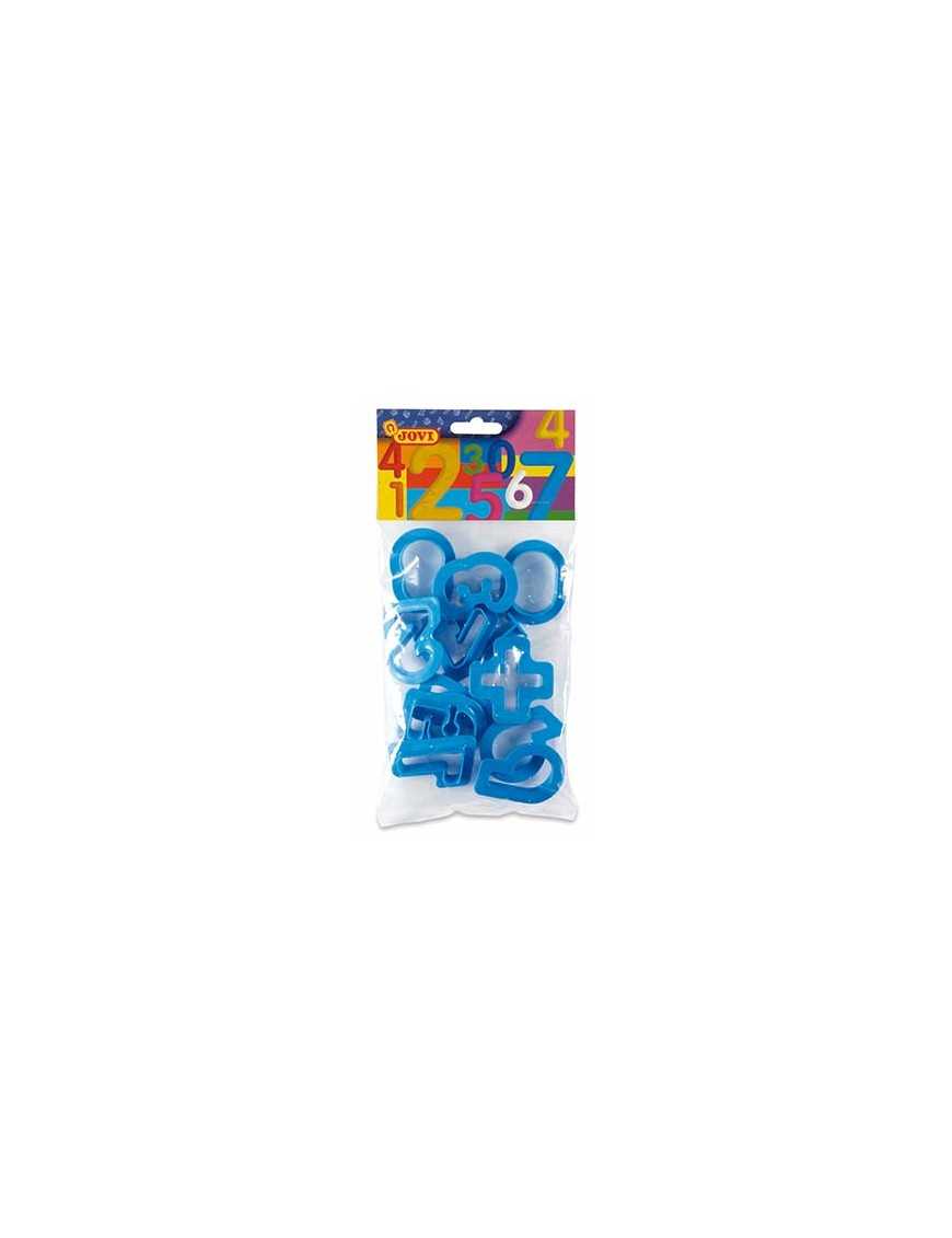 JOVI BOLSA 11 MOLDES PLASTICO NUMEROS.