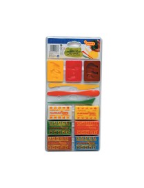 JOVI JUEGO PLASTILINA (6 PASTILLAS) Y 3 MOLDES