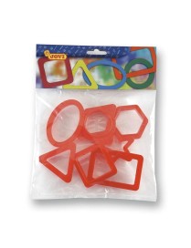 BOLSA DE 8 MOLDES DE FIGURAS GEOMETRICAS JOVI