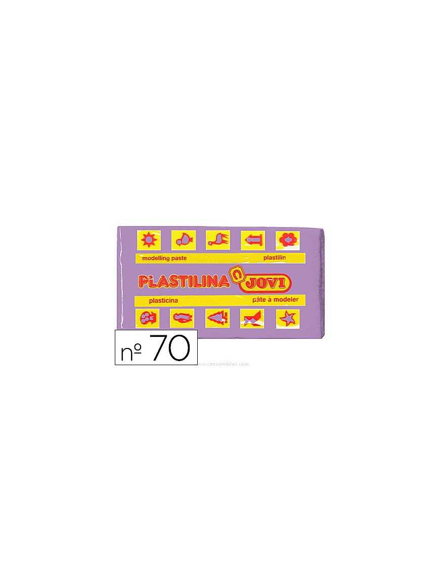 PLASTILINA JOVI LILA MODELO 70.