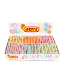 CAJA 30 PASTILLAS PLASTILINA JOVI PASTEL