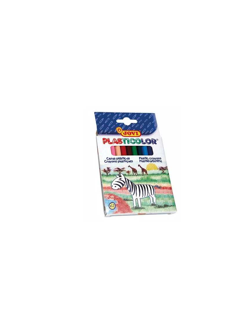 CERAS PLASTICOLOR JOVI 12 UNIDADES