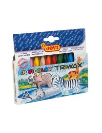 CAJA DE 12 CERAS SURTIDAS TRIWAX JOVI.