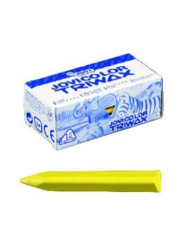CAJA DE 12 CERAS TRIWAX JOVI AMARILLO.