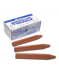 CAJA DE 12 CERAS TRIWAX JOVI MARRON CLARO