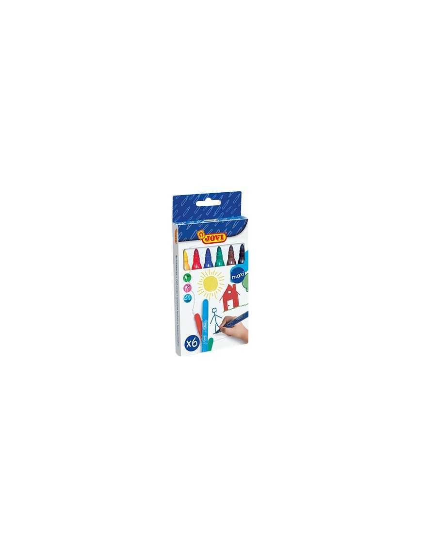 ROTULADORES MAXI JOVI 6 UNIDADES SURTIDAS.