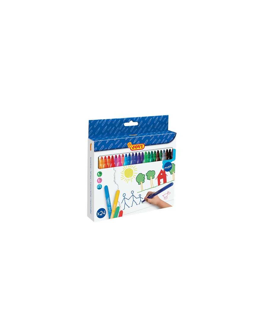 ROTULADORES MAXI JOVI 24 UNIDADES SURTIDAS