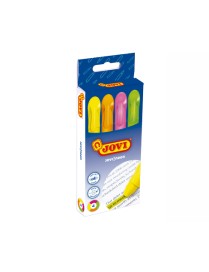 PACK 4 ROTULADORES JOVI NEON MARCADOR GEL.