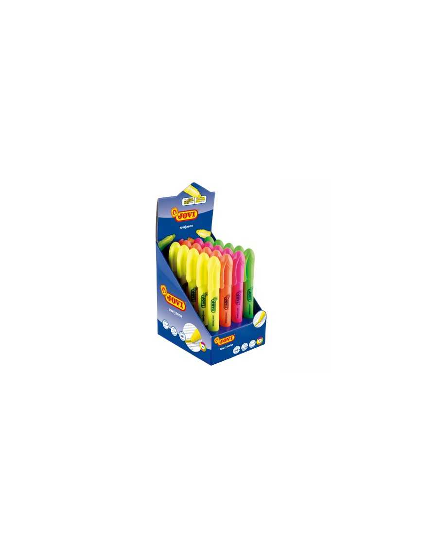 EXPOSITOR DE 20 ROTULADORES JOVI NEON GEL