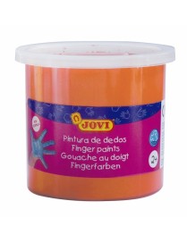 PINTURA DE DEDOS 125 CC.NARANJA JOVI.