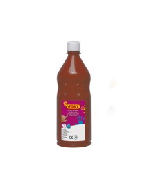 PINTURA DE DEDOS BOTELLA 750 CC.JOVI MARRON.
