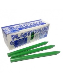 CAJA 25 CERAS PLASTICOLOR JOVI VERDE CLARO.