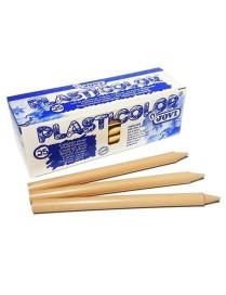 CAJA 25 CERAS PLASTICOLOR JOVI CARNE.