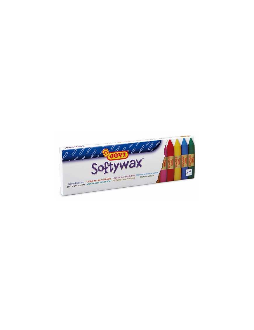 CAJA 15 CERAS SURTIDAS SOFTYWAX JOVI.
