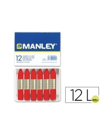MANLEY CERAS Nº 35 ROJO CLASICO (12 U.)