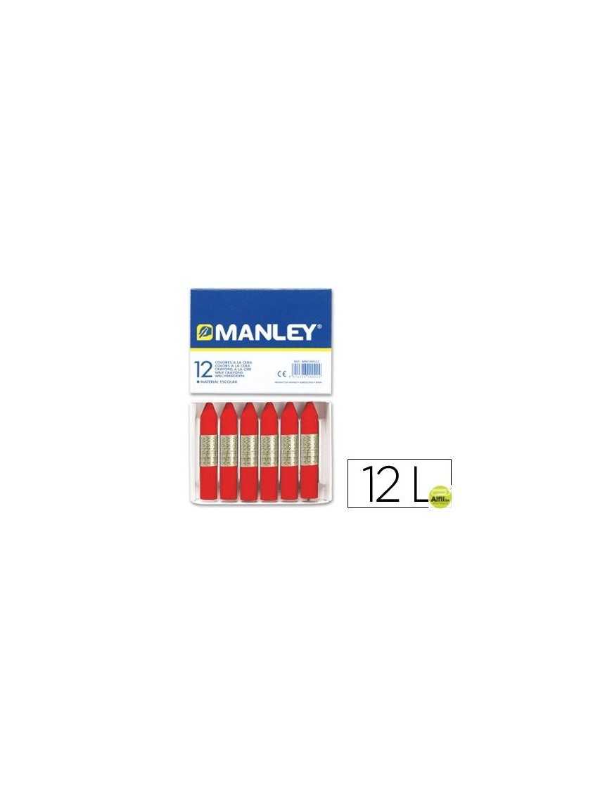 MANLEY CERAS Nº 35 ROJO CLASICO (12 U.)