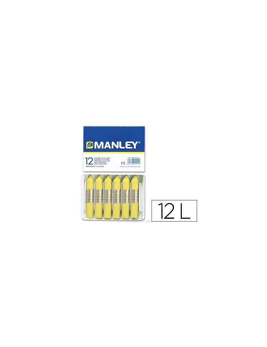 MANLEY CERAS Nº 4 AMARILLAS CLARAS (12 UDS.).