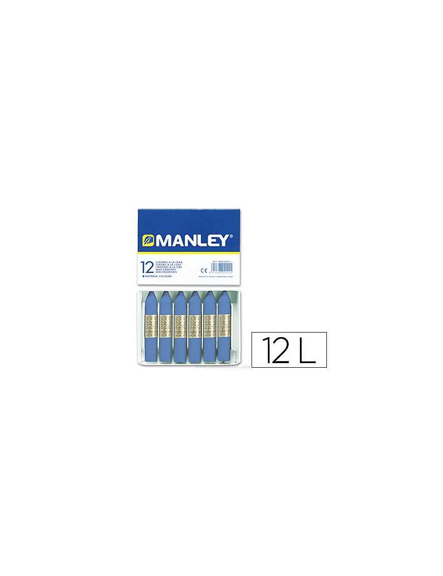 MANLEY CERAS Nº 18 AZUL ULTRAMAR (12 U.)