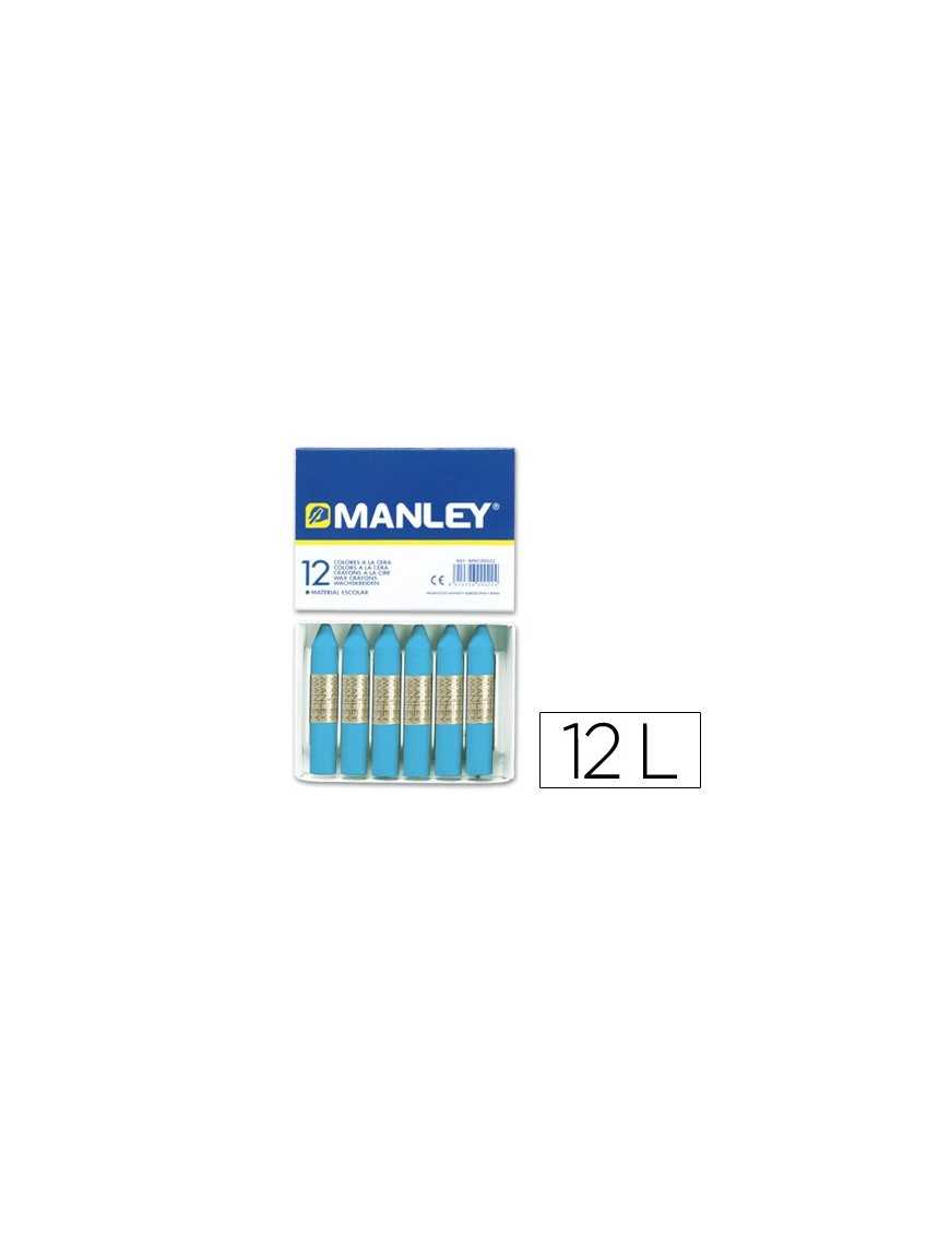 MANLEY CERAS Nº 17 AZUL CELESTE (12 U.).