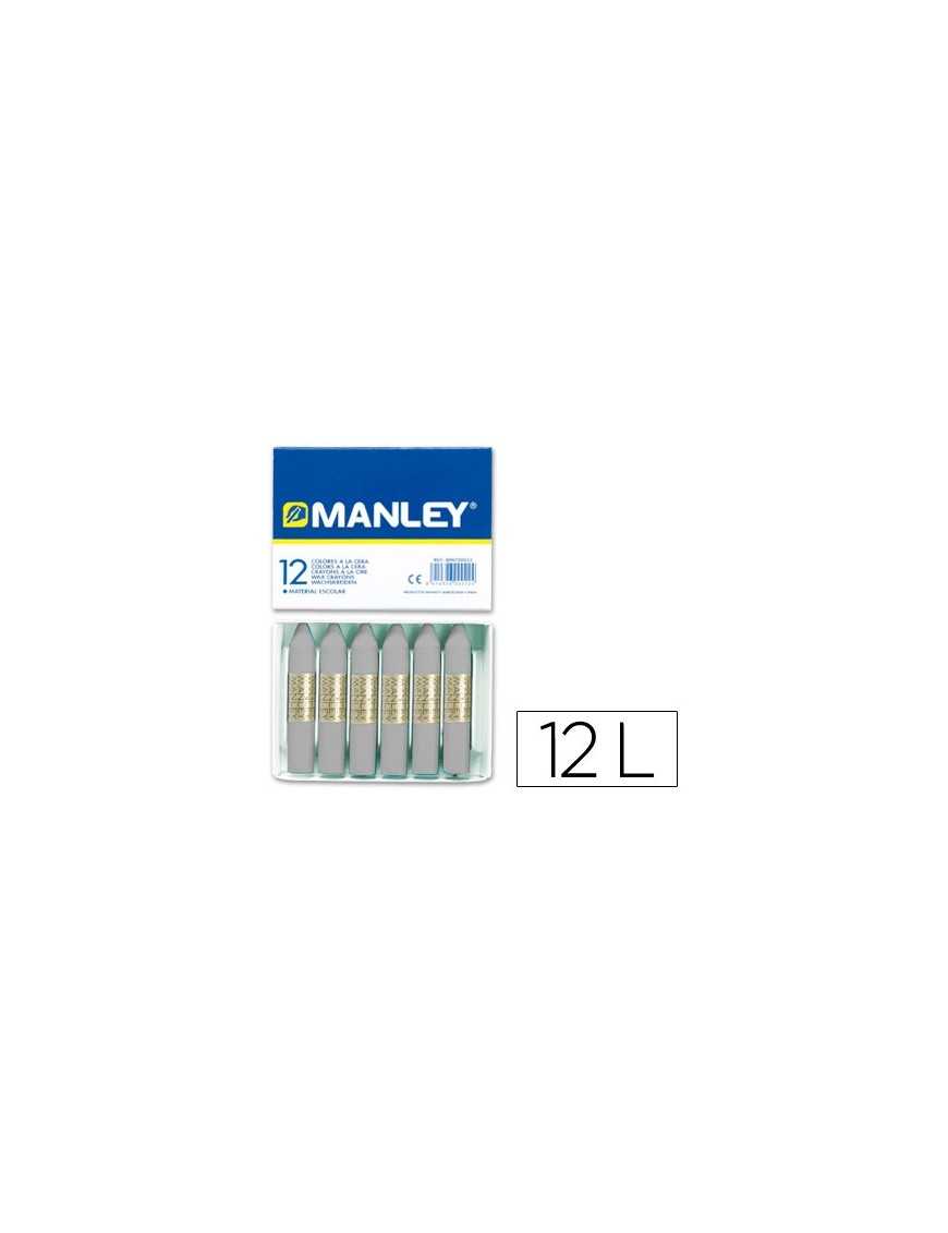 MANLEY CERAS Nº 72 GRIS CLARO (12 U.)