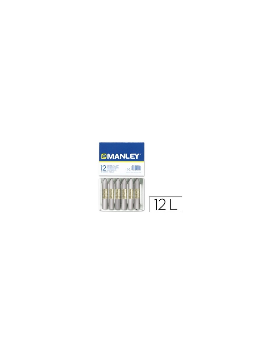 MANLEY CERAS Nº 75 PLATA (12 U.)