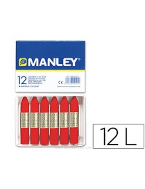 MANLEY CERAS Nº 9 ROJO ESCARLATA (12 U.)