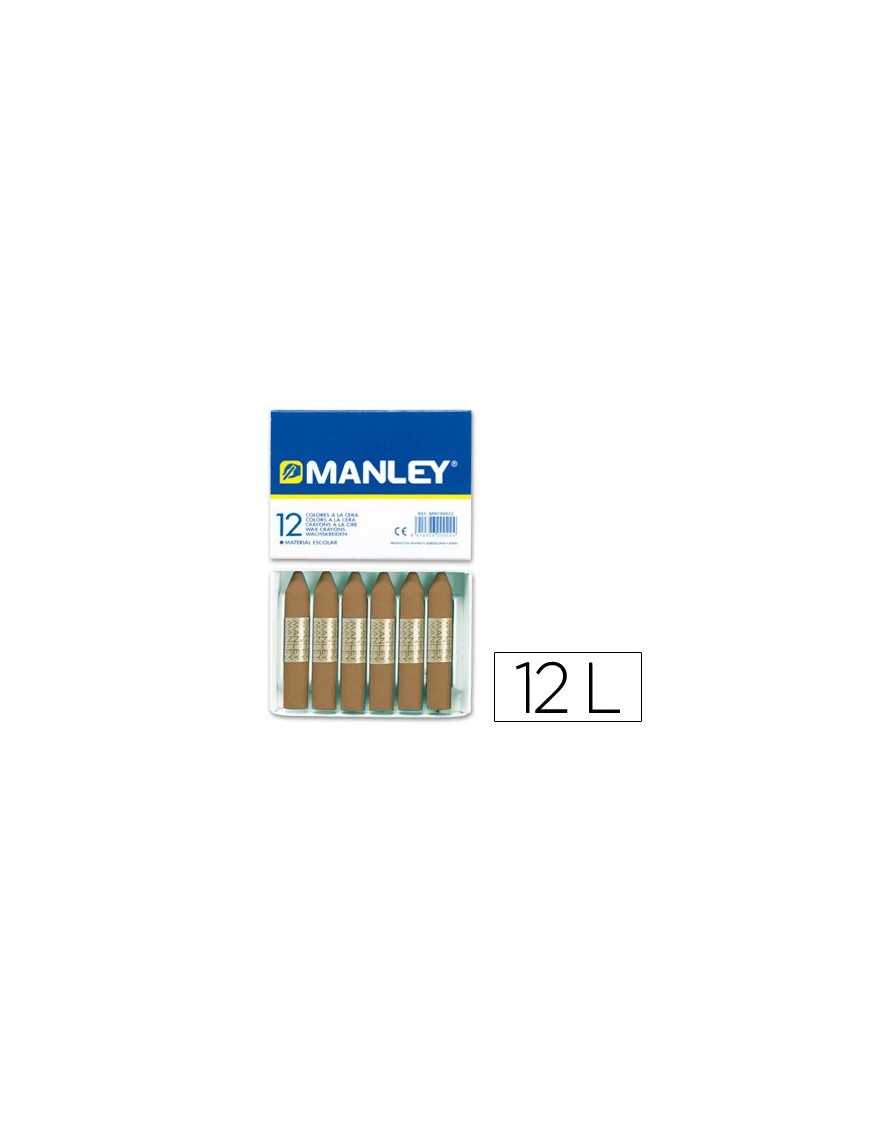 MANLEY CERAS Nº 68 TIERRA SOMBRA TOSTADA (12 U.)