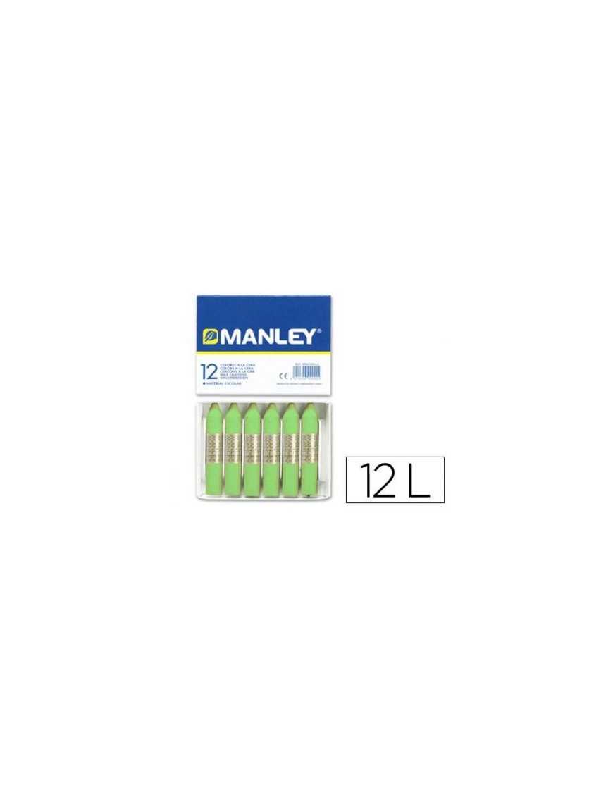 MANLEY CERAS Nº 22 VERDE AMARILLENTO (12 U.)