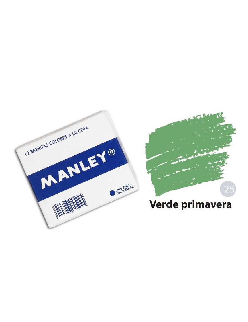 MANLEY CERAS Nº 25 VERDE PRIMAVERA (12 U.)