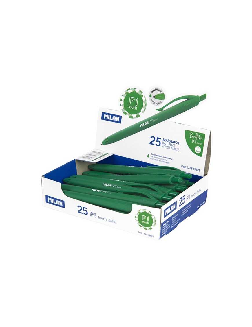 BOLIGRAFO MILAN P1 P-TOUCH 25 U VERDE