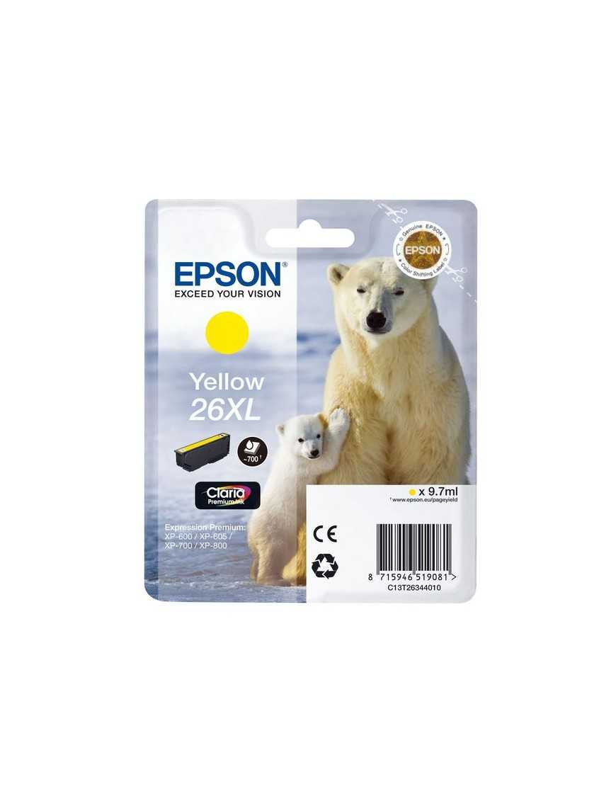 CARTUCHO EPSON 26XL AMARILLO T2634. 238929