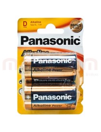 PACK DE 2 PILA PANASONIC ALCALINA LR-20