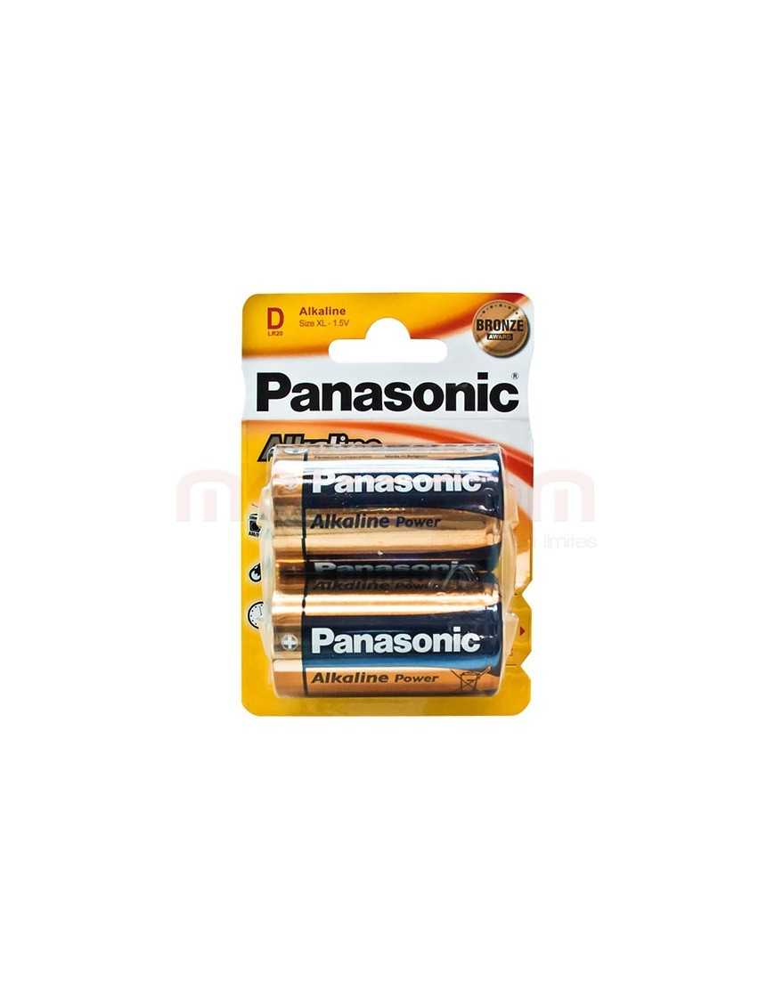 PACK DE 2 PILA PANASONIC ALCALINA LR-20