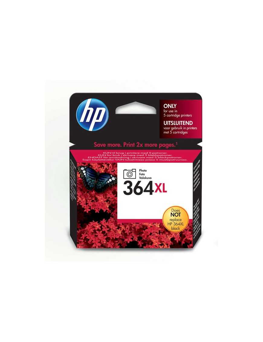 CARTUCHO HP 364XL NEGRO FOTO CB322EE.