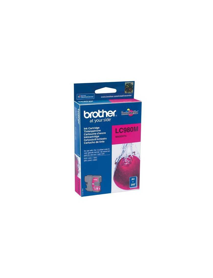 CARTUCHO BROTHER LC980M MAGENTA.