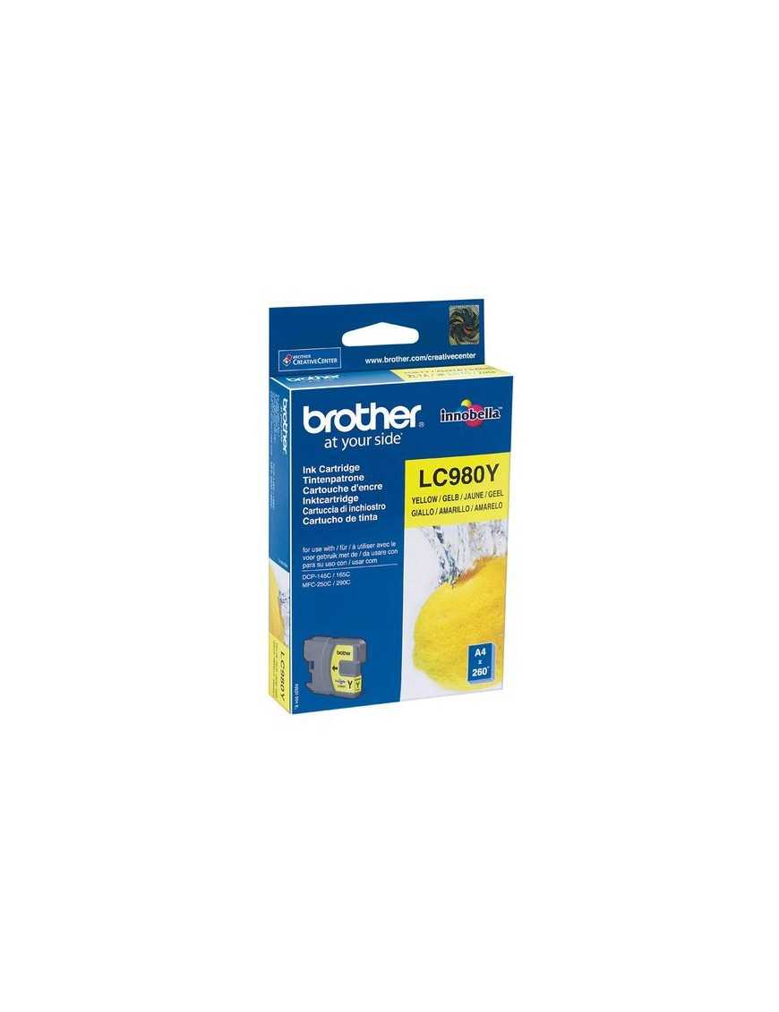 CARTUCHO BROTHER LC980Y AMARILLO.
