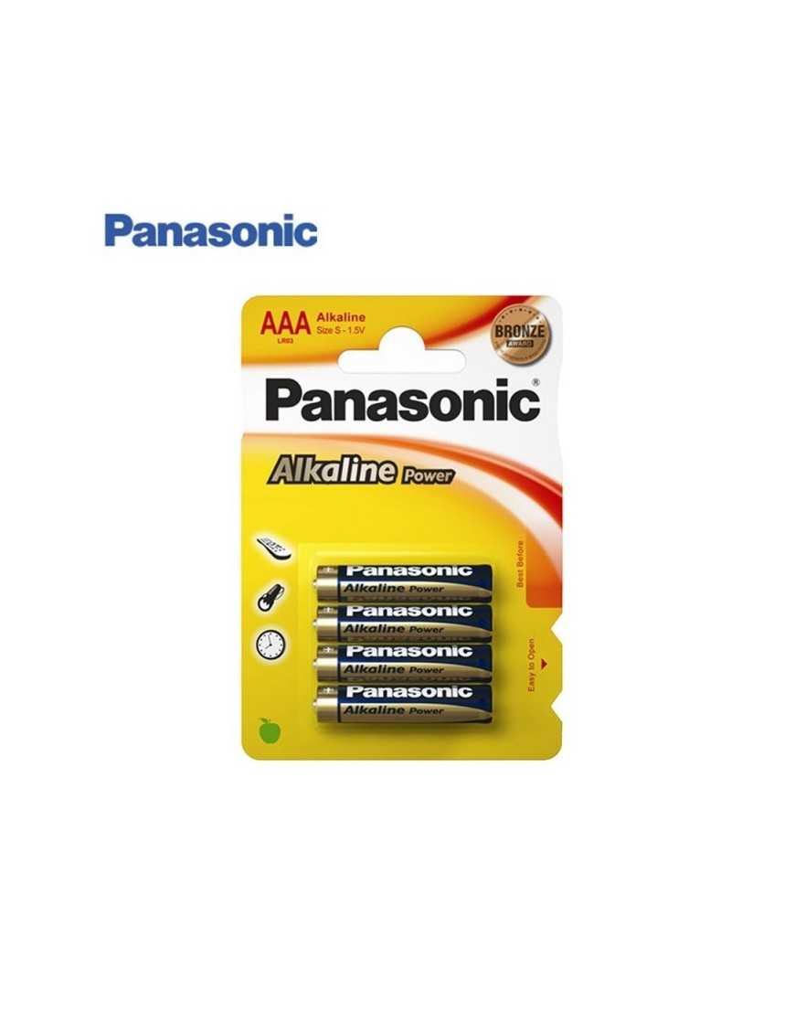 PILA AAA LR03 PANASONIC BLISTER 4 UDS